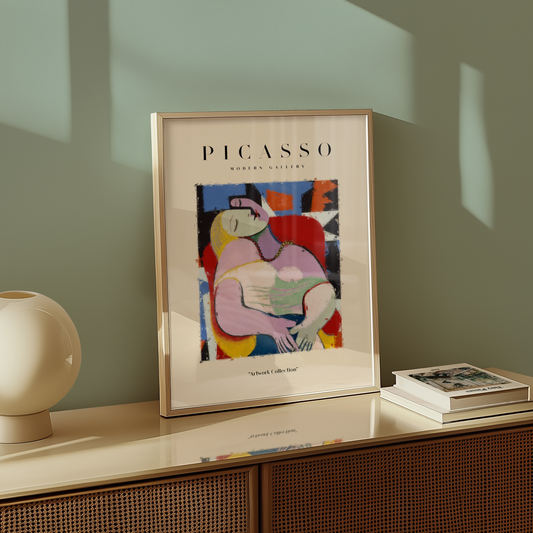 Picasso Cubist Siesta Poster