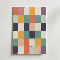 Color Block Harmony Poster