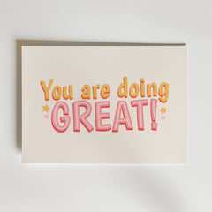 You Are Doing Great Poster