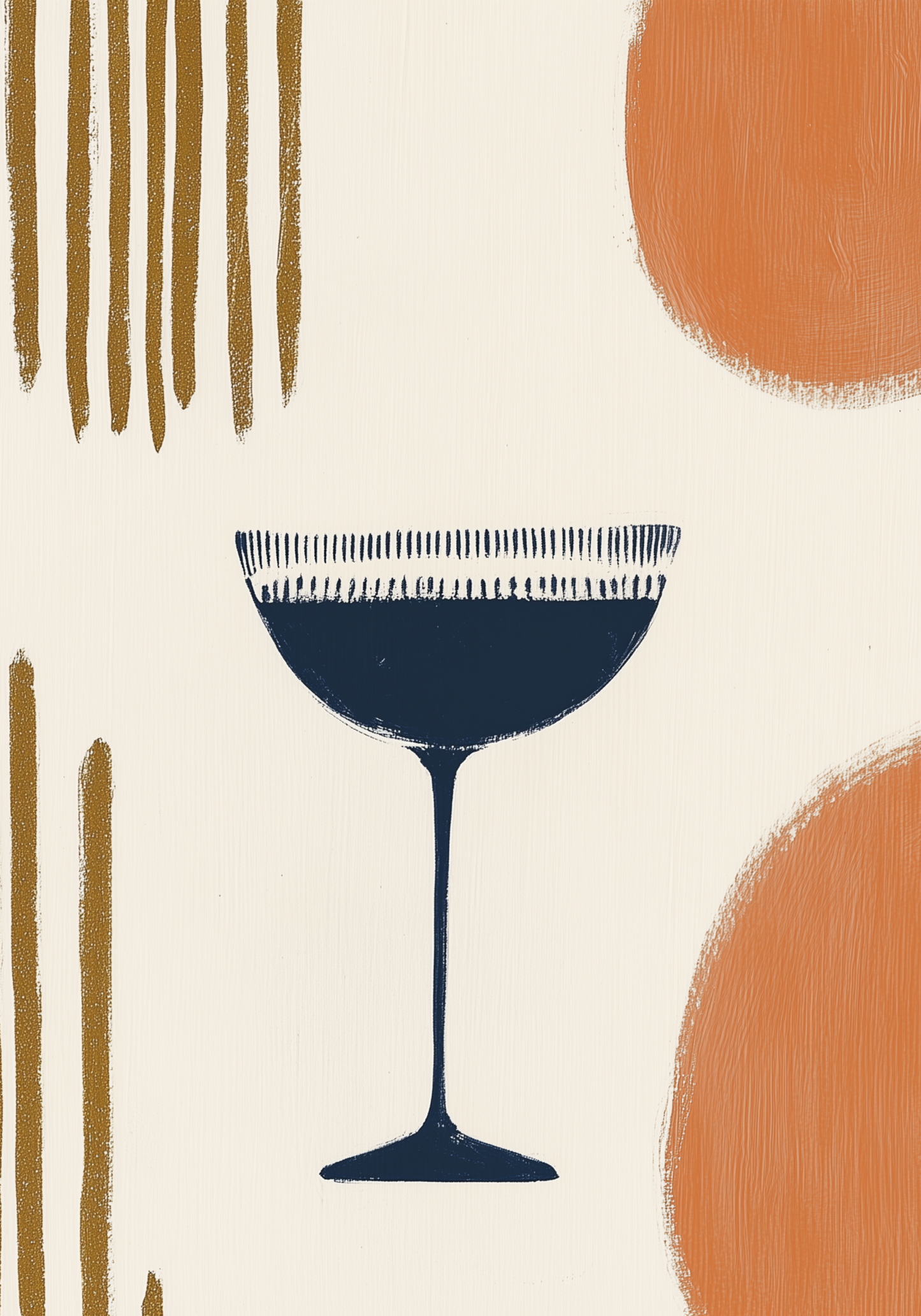 Abstract Elegance Drink Poster