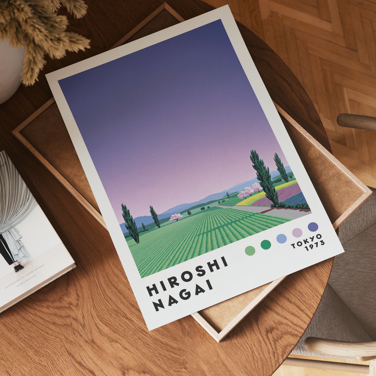 Hiroshi Nagai Lavender Fields Poster