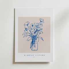 Simple Living Poster