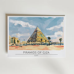 Pyramids of Giza Poster