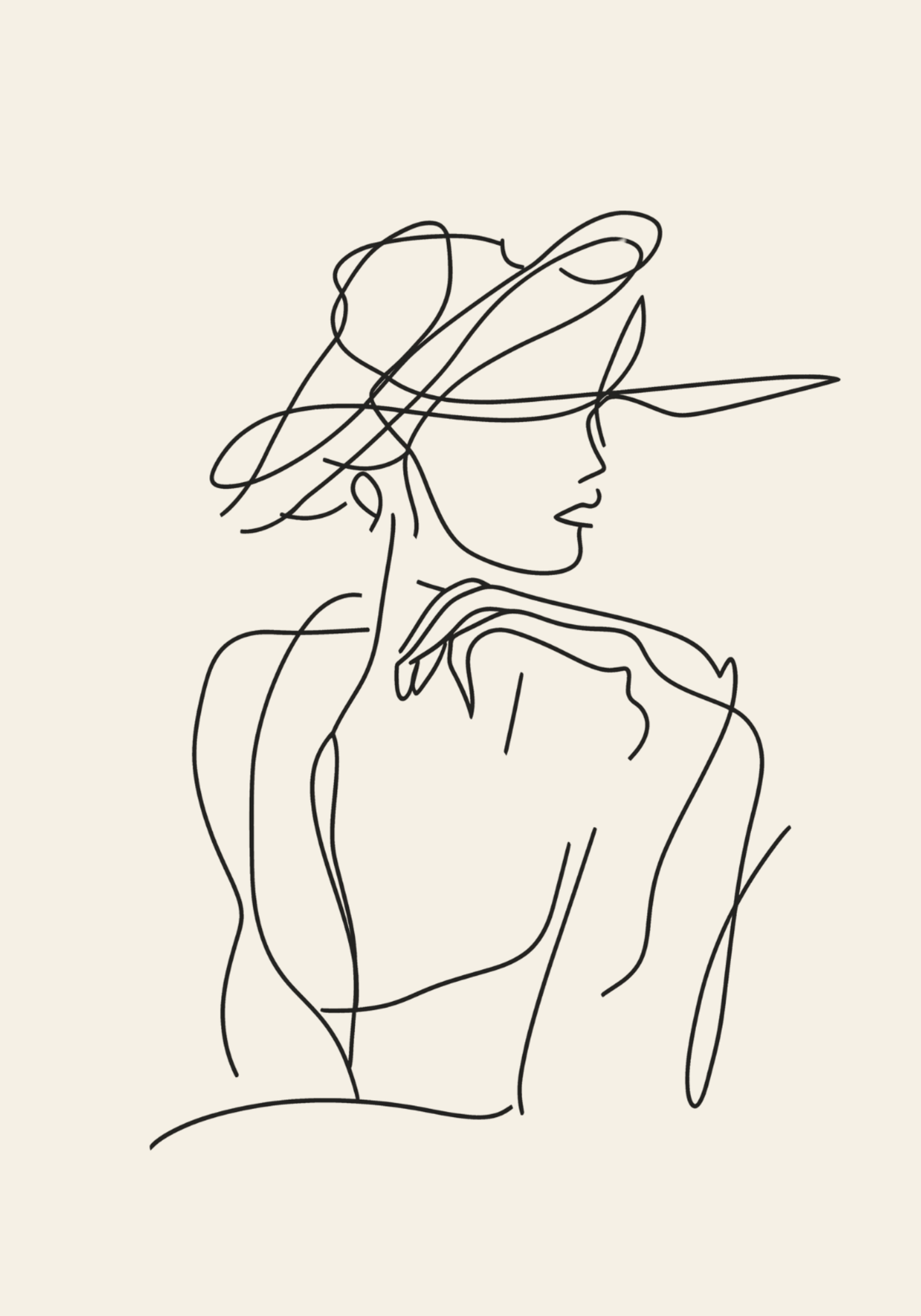 Parisian Grace Poster