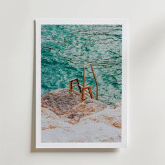 Mediterranean Swim Point Poster