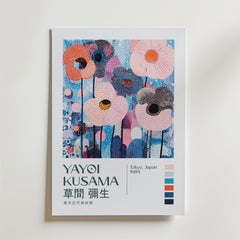 Yayoi Kusama Polka Bloom Meadow Poster