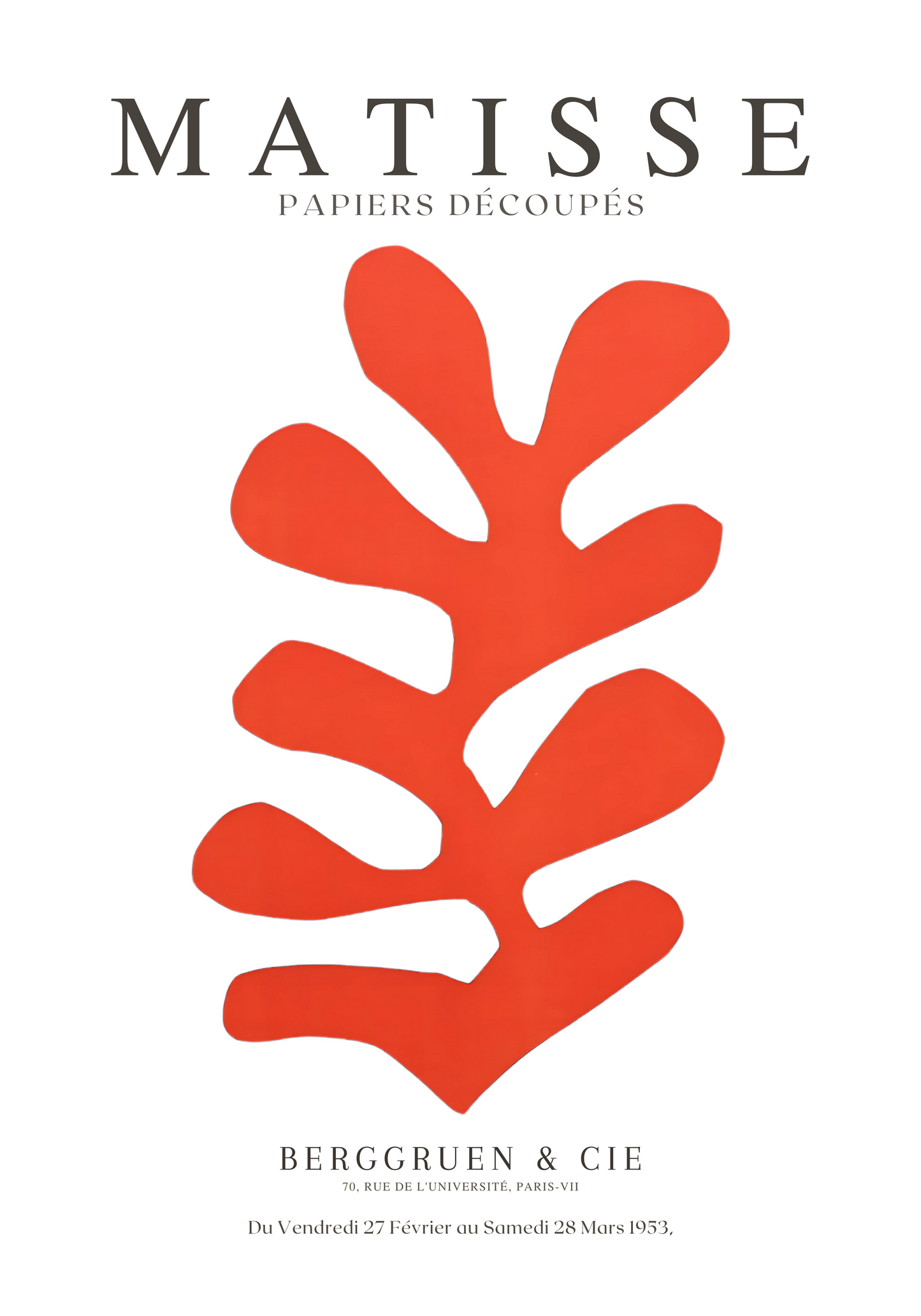 Matisse Papier Decoupes Poster