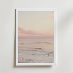 Soft Pastel Shore Poster
