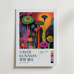 Yayoi Kusama Midnight Garden Poster