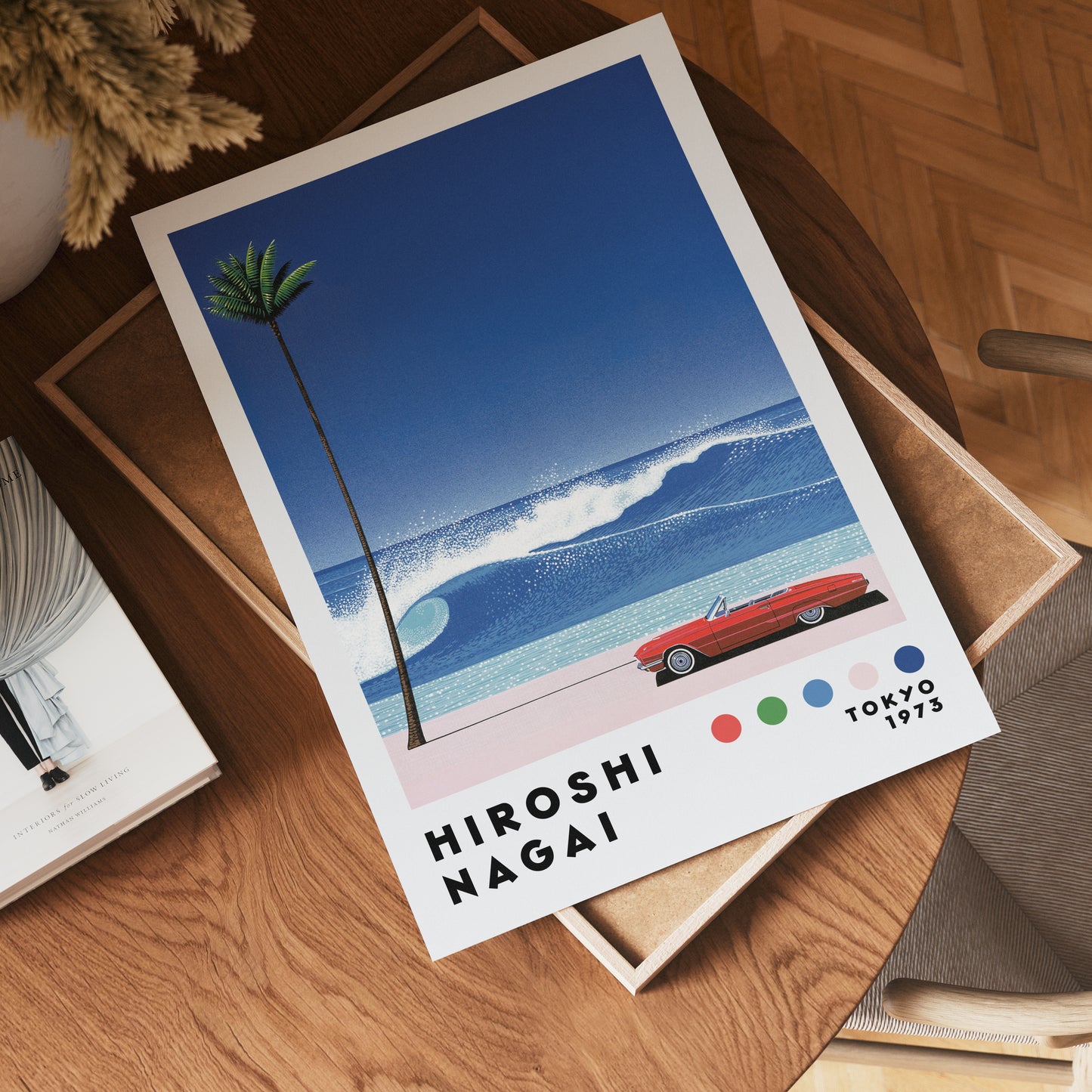 Hiroshi Nagai Crimson Wave Poster