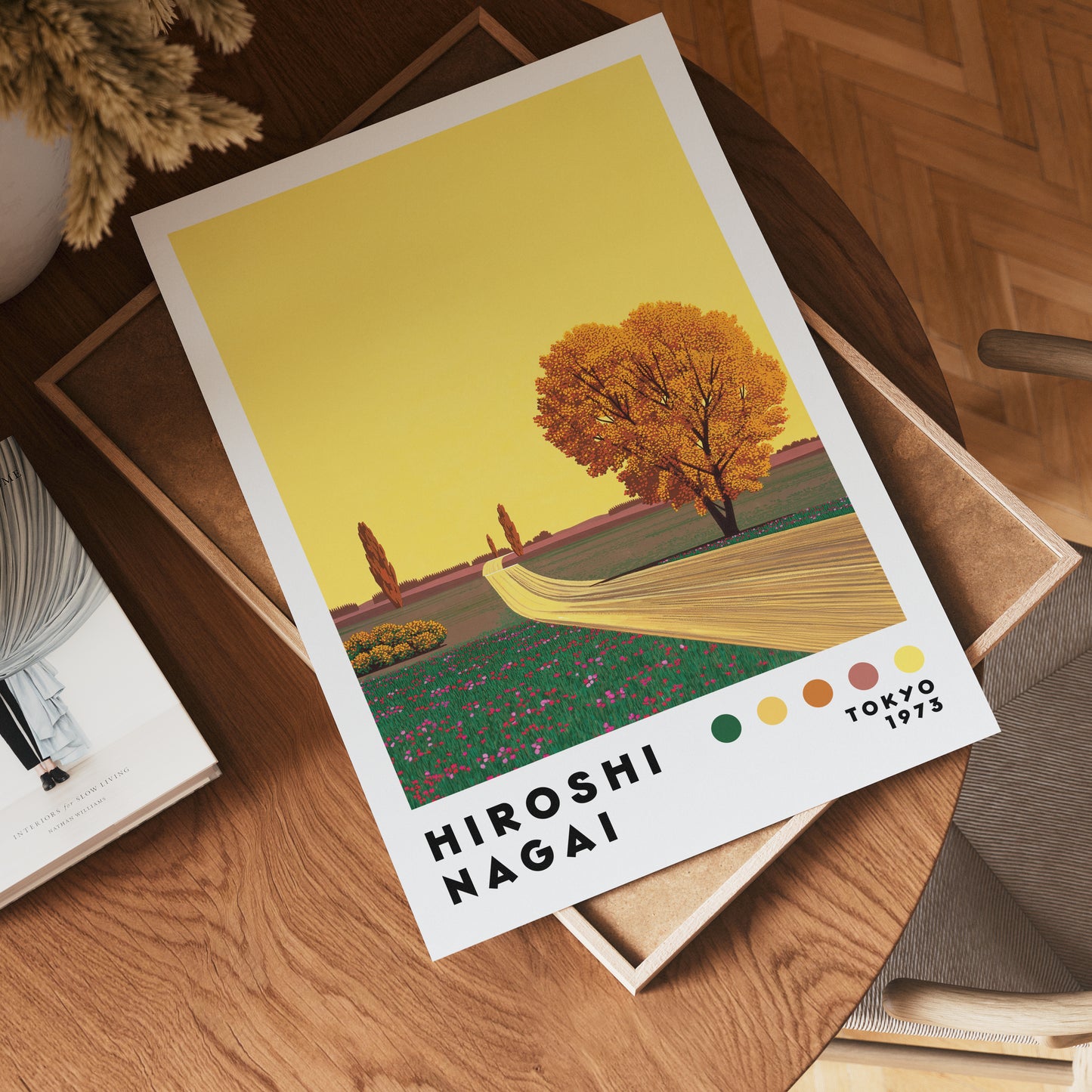 Hiroshi Nagai Golden Road Poster