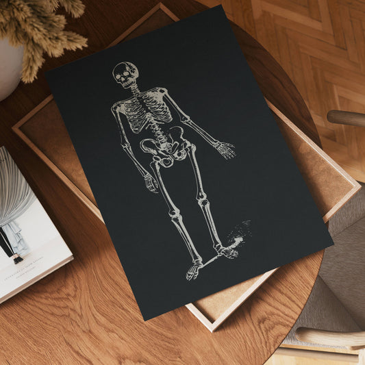 Dancing Skeleton Poster