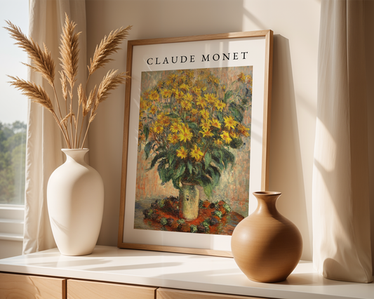 Claude Monet Bouquet Of Sunflowers Poster