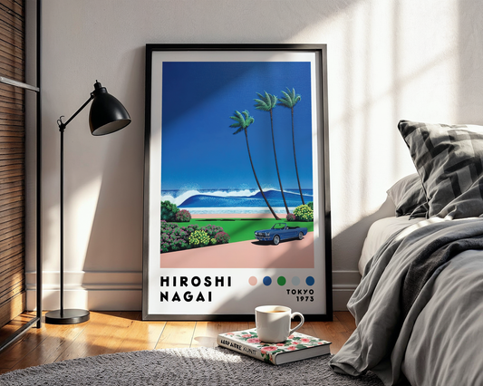 Hiroshi Nagai Ocean Breeze Ride Poster