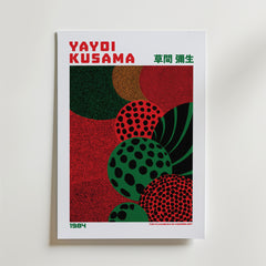 Yayoi Kusama Emerald Pulse 1984 Poster