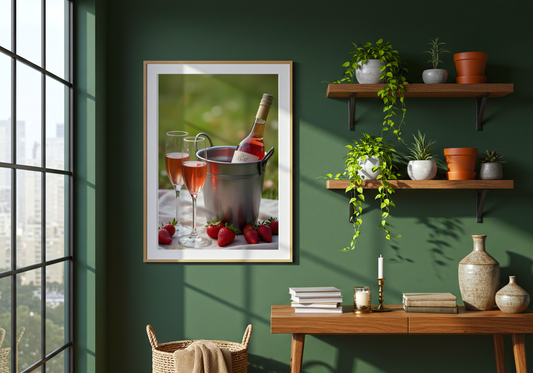 Strawberry Picnic Poster