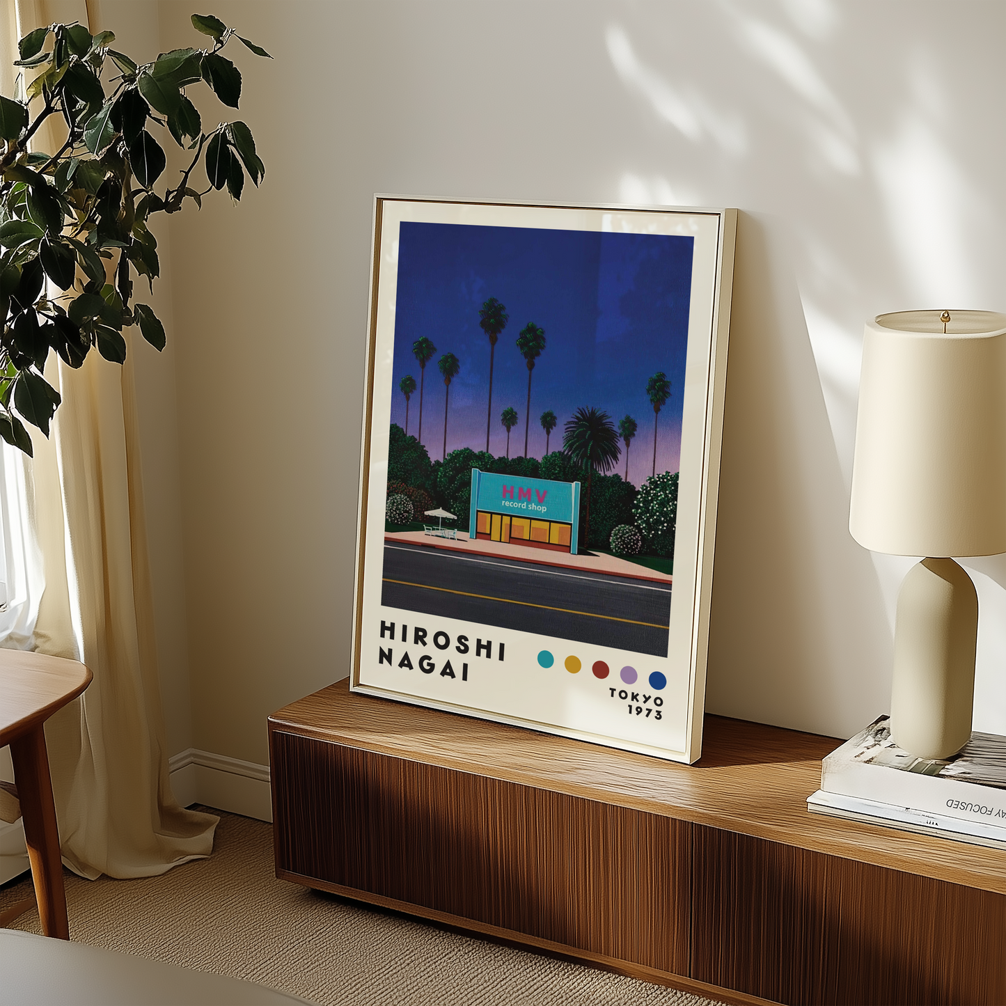 Hiroshi Nagai HMV Record Shop Poster