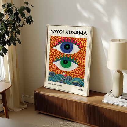 Yayoi Kusama On The Ocean Poster