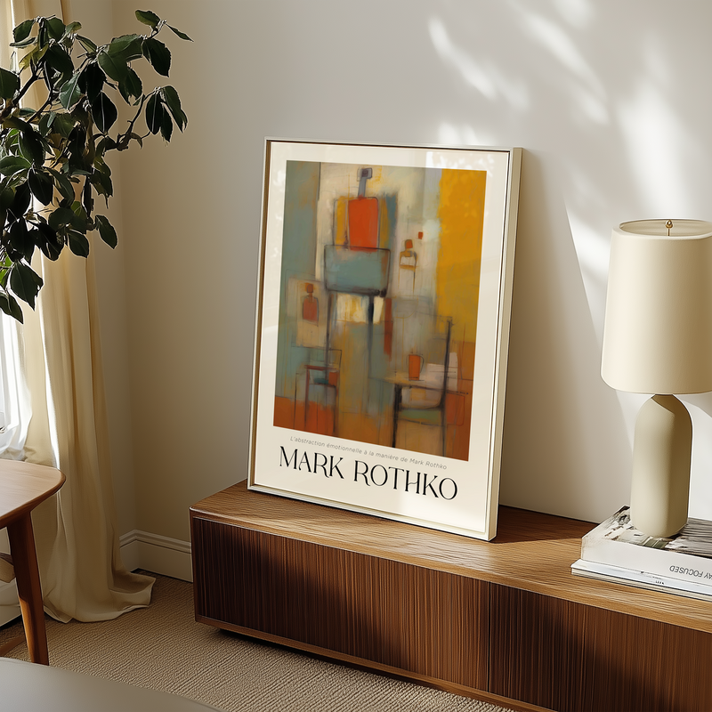 Muted Scaffold Mark Rothko Poster