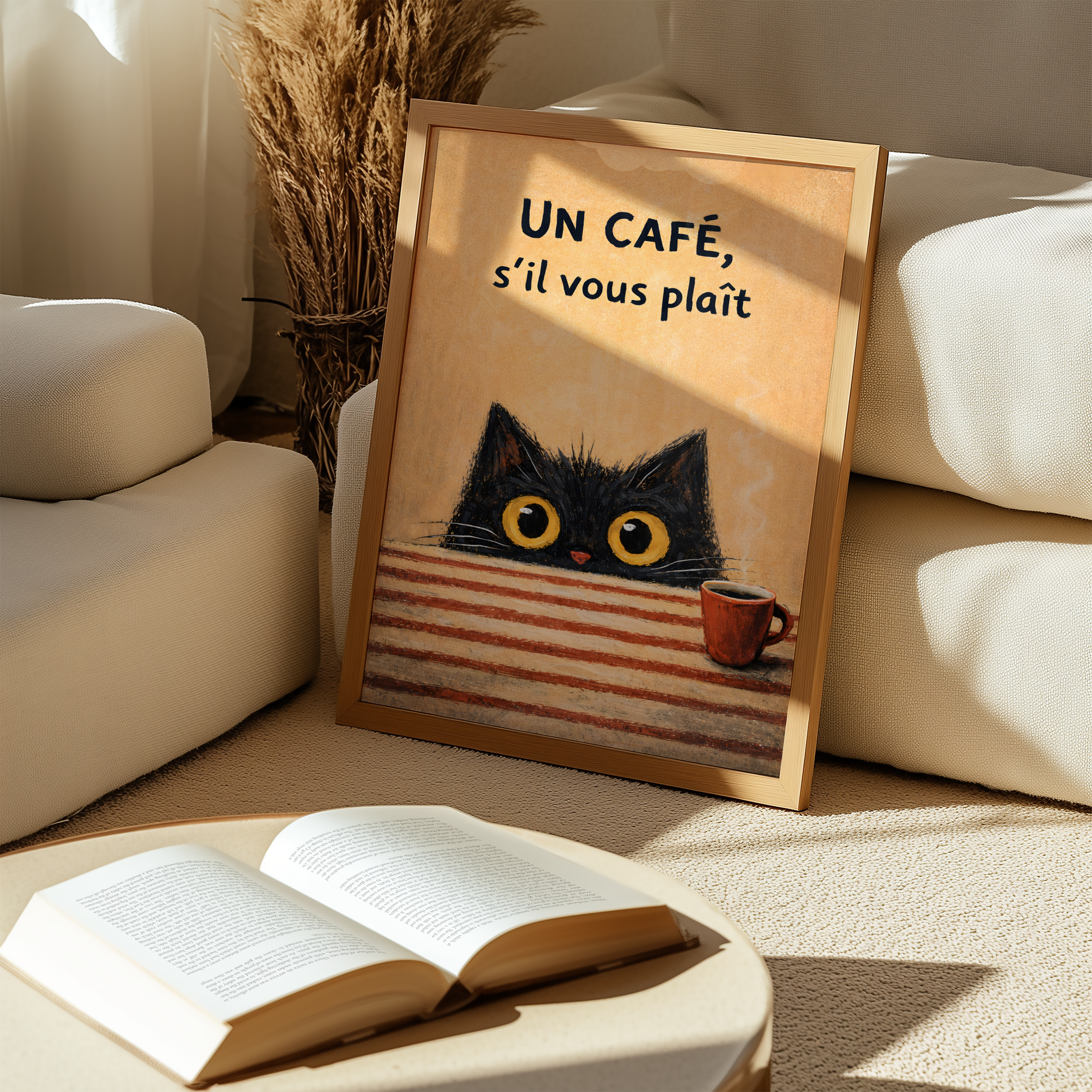 Un Café, S’il Vous Plaît Poster