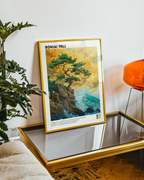 Ocean Cliff Bonsai Poster