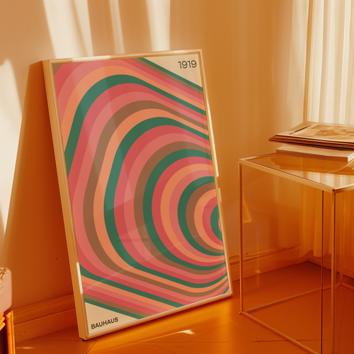 Bauhaus Waves No.2 Poster