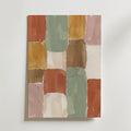 Terracotta Collage Poster – canvas utan passepartout