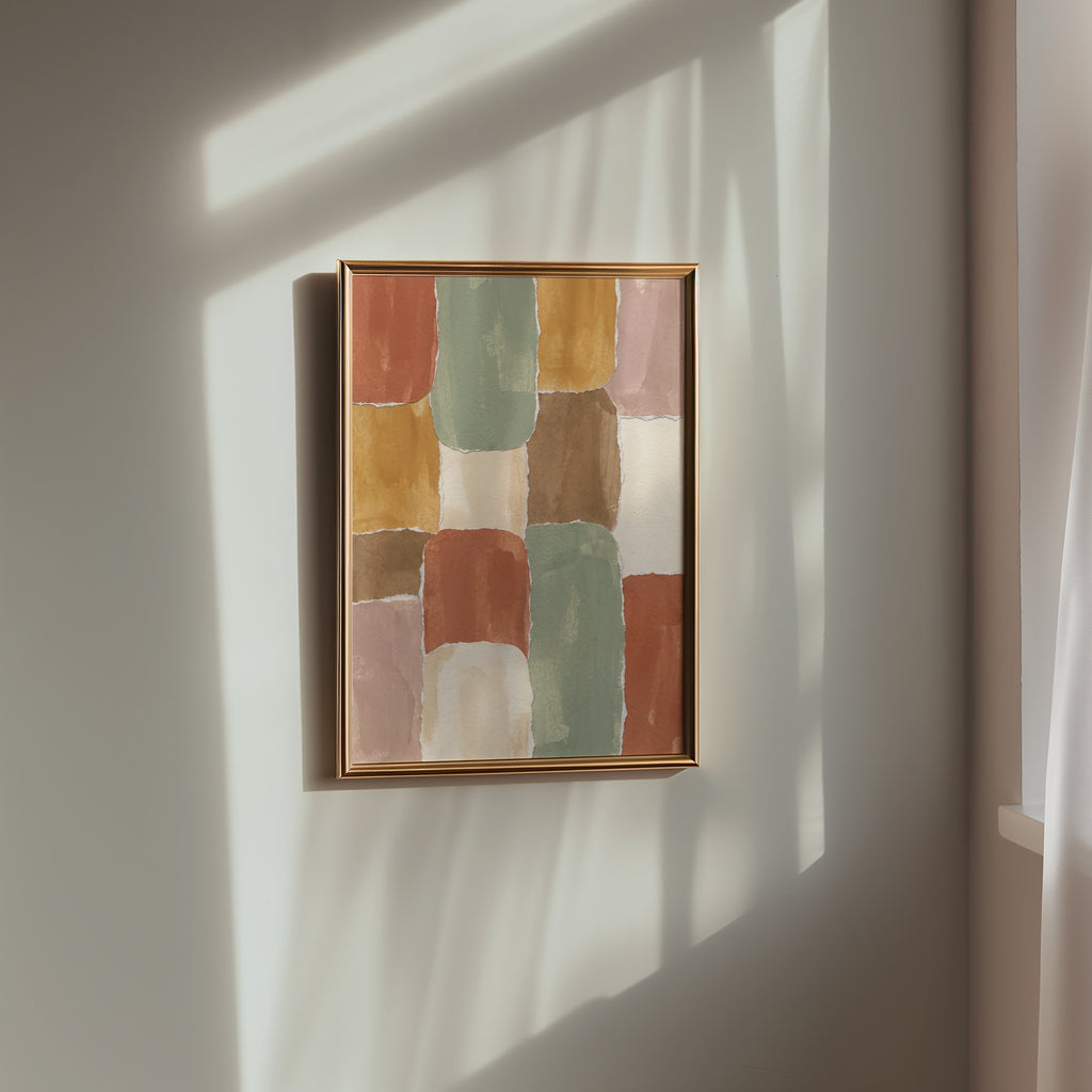 Terracotta Collage Poster – i rum 5