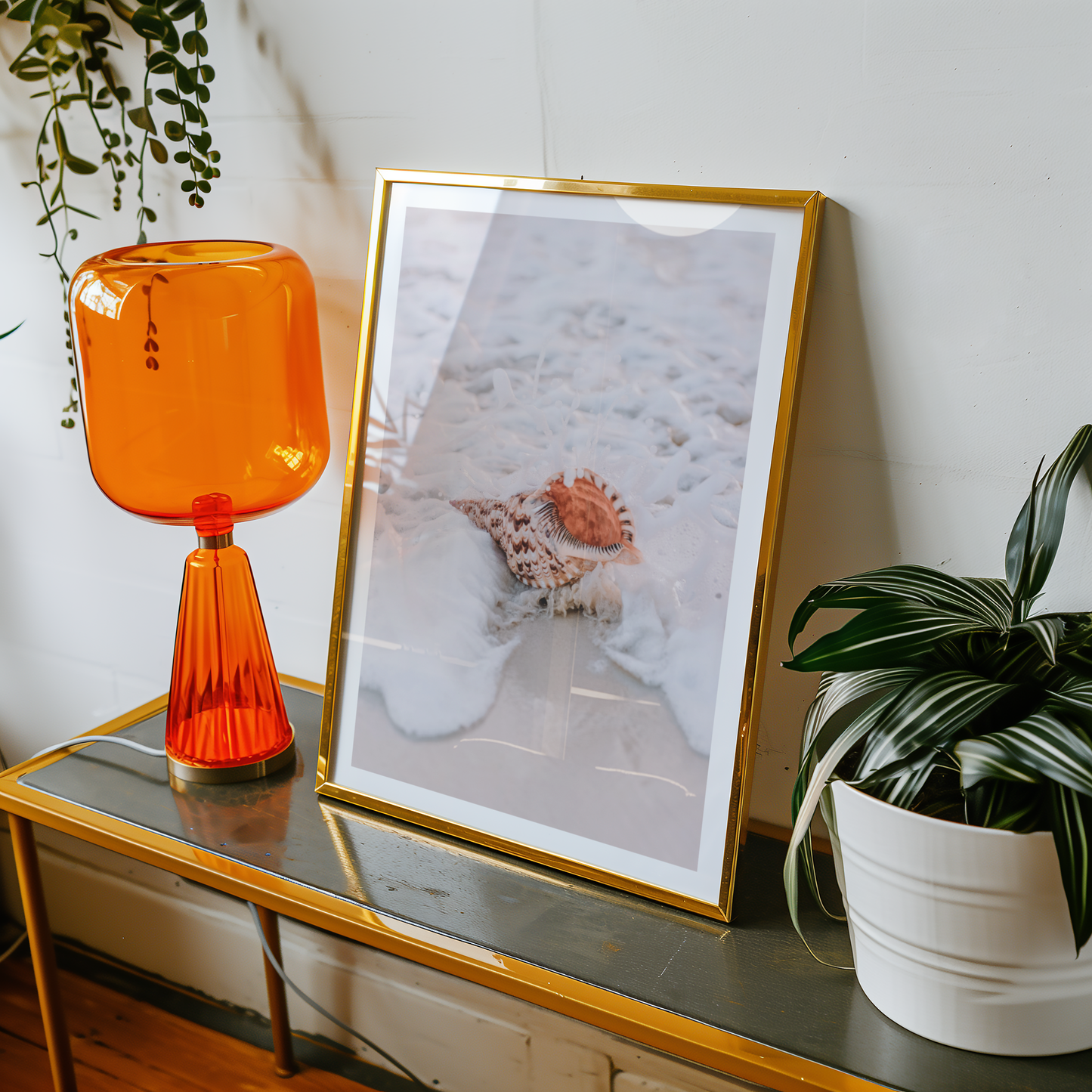 Seashell Mist Poster