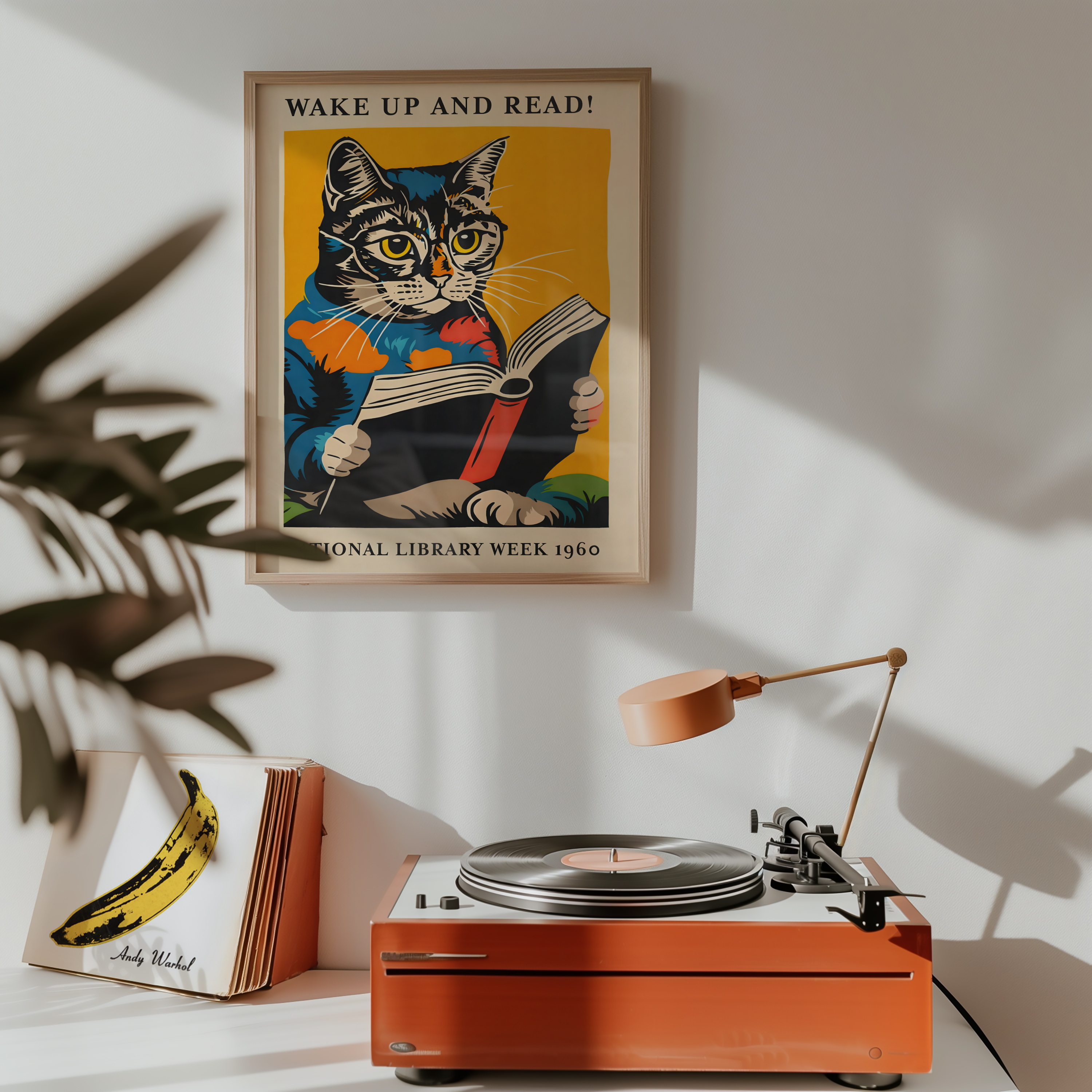 Wake Up and Read Poster