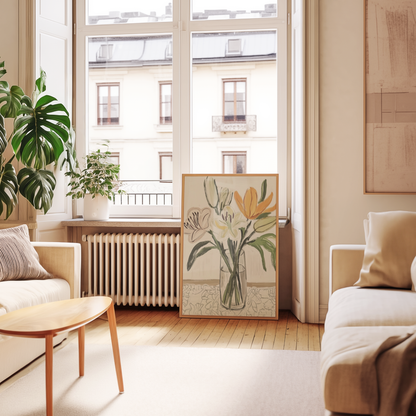 Purple Lavender Fields Poster