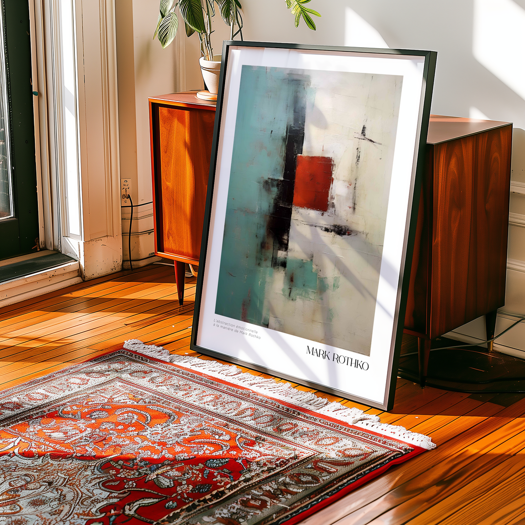 Quiet Echo Mark Rothko Poster