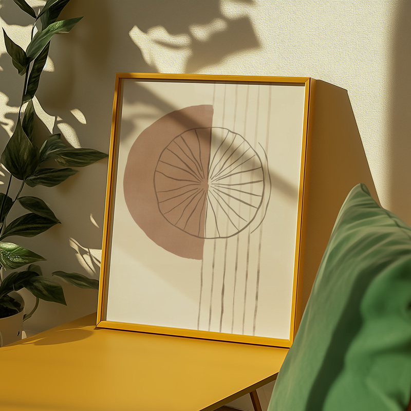 Linear Solar Form Poster