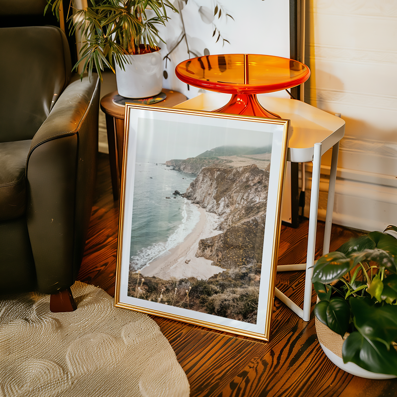 Coastal Cliff Serenity Poster