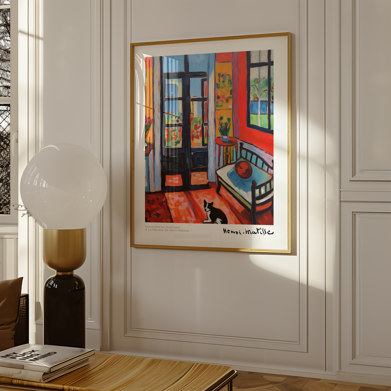 L’Atelier Rouge inspired Mattisse Poster