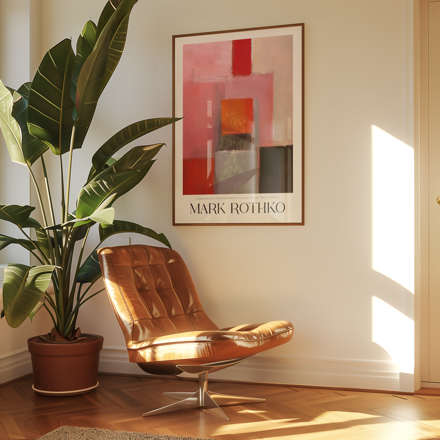 Depth Between Lines Mark Rothko Poster