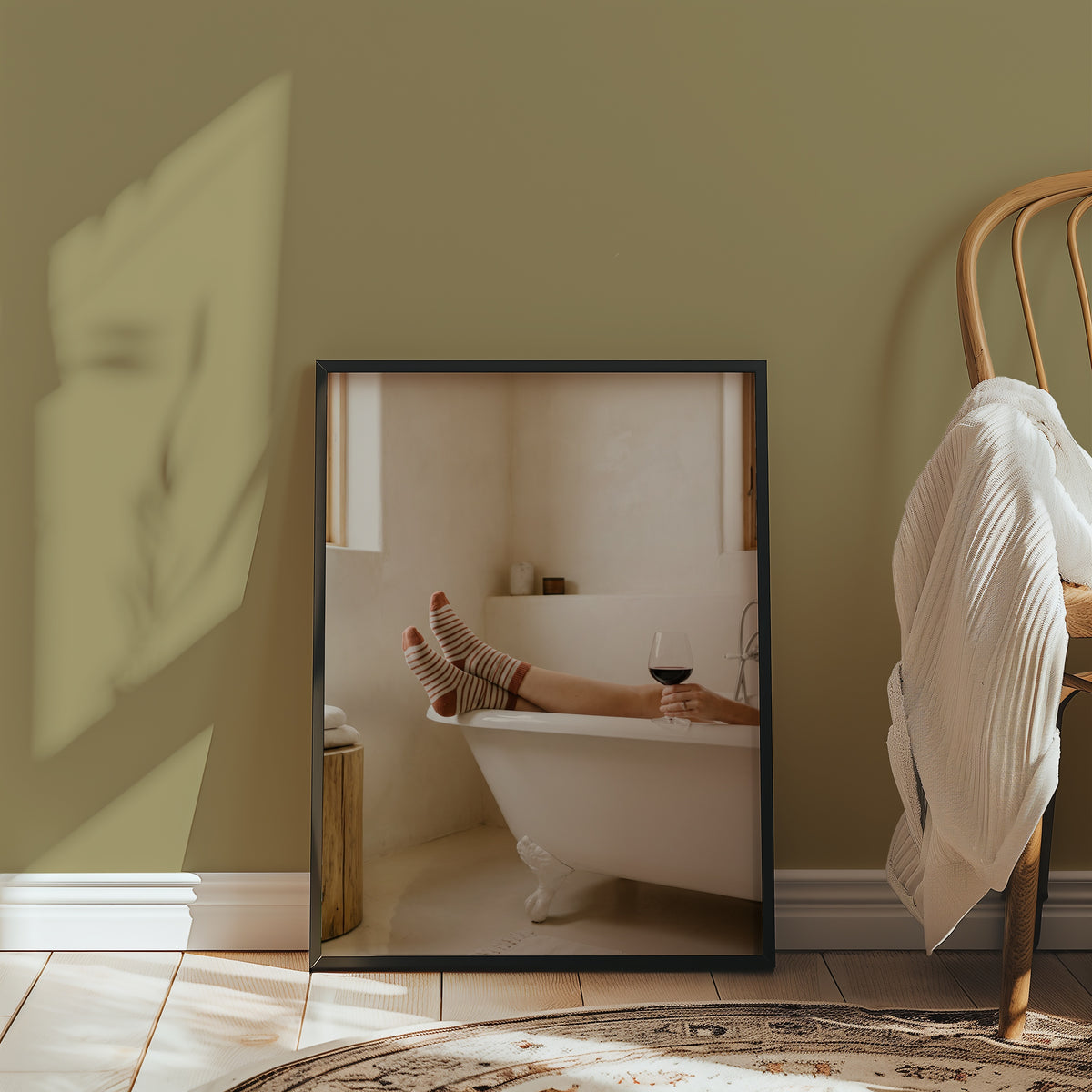 Bath & Wine Poster – i rum 1