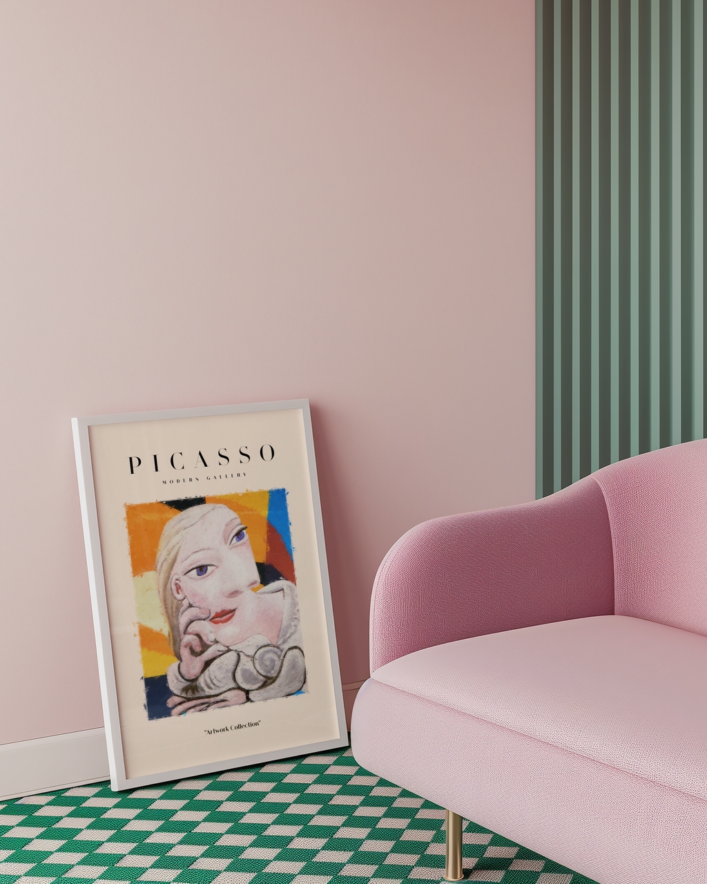 Picasso Blonde Portrait Poster