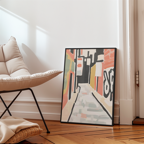 Backstreet Geometry Poster