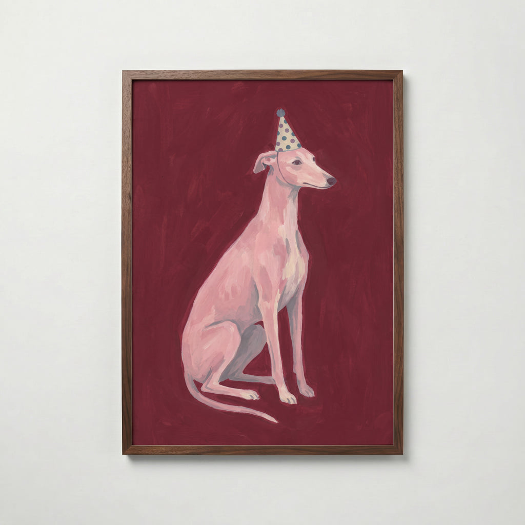 Party Greyhound Poster – valnötsram