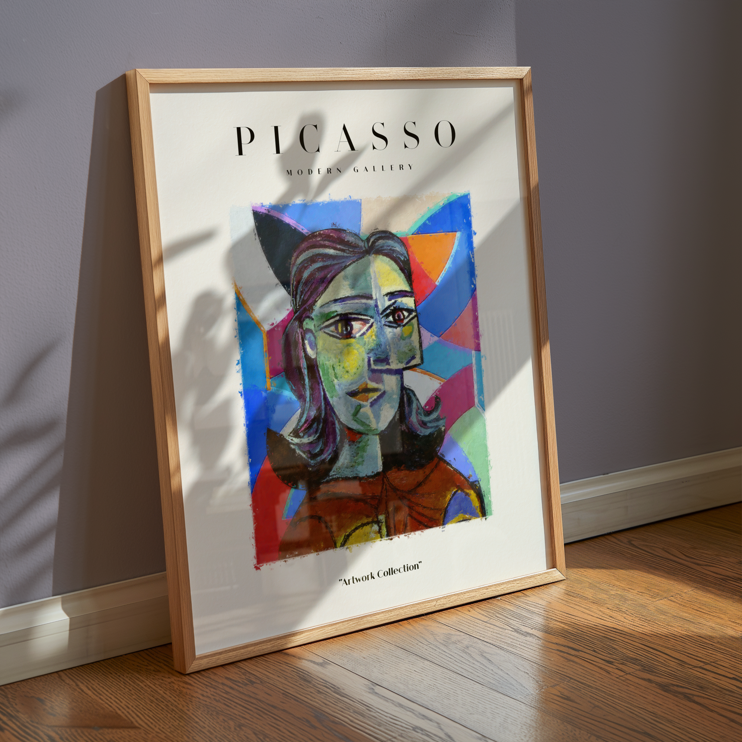 Picasso Cubist Expression Female Poster