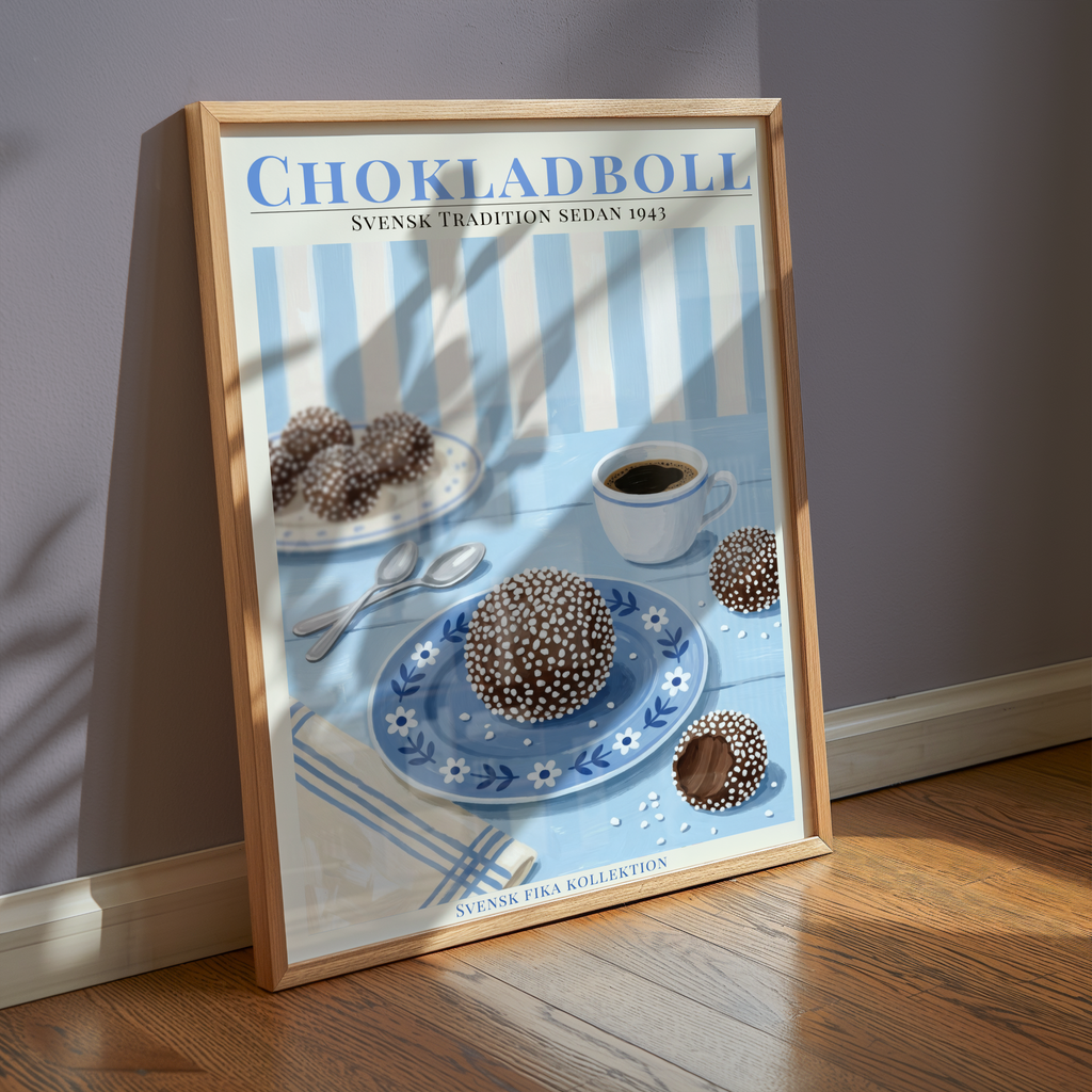 Chokladboll Poster – poster på vägg inredning