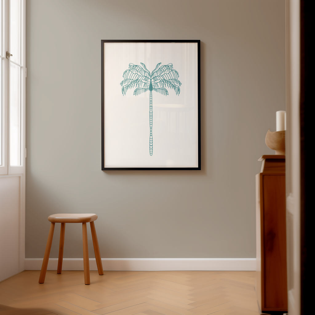 Palmtree Minimalism Poster