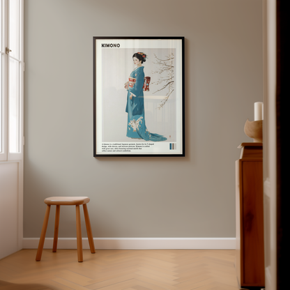 Japanese Kimono Poster