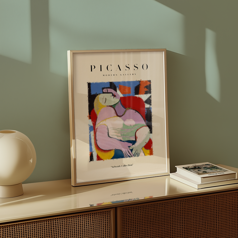 Picasso Cubist Siesta Poster
