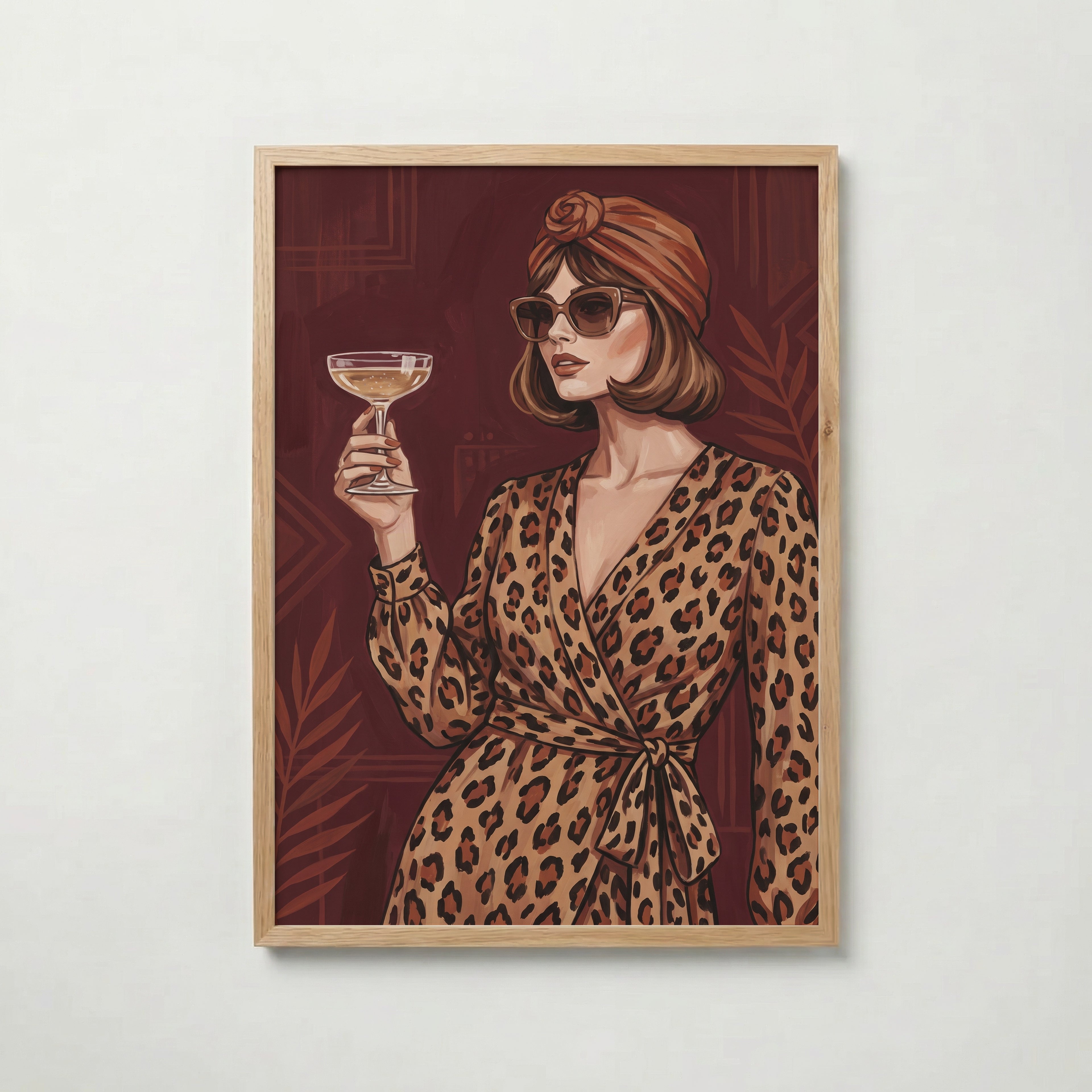 Leopard Dress Poster – ekram