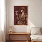 Leopard Dress Poster – i rum 1
