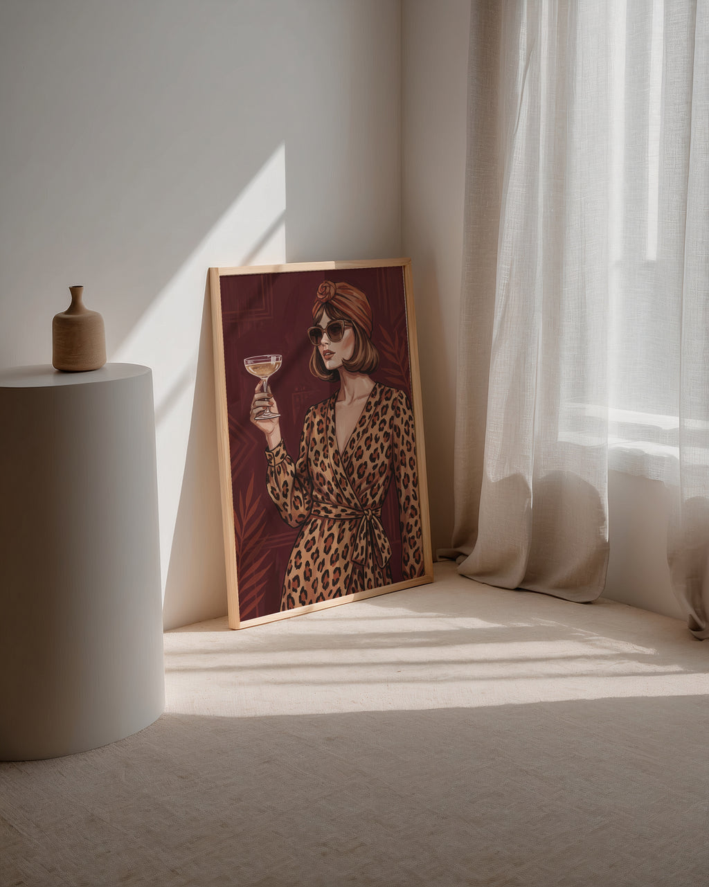 Leopard Dress Poster – i rum 2