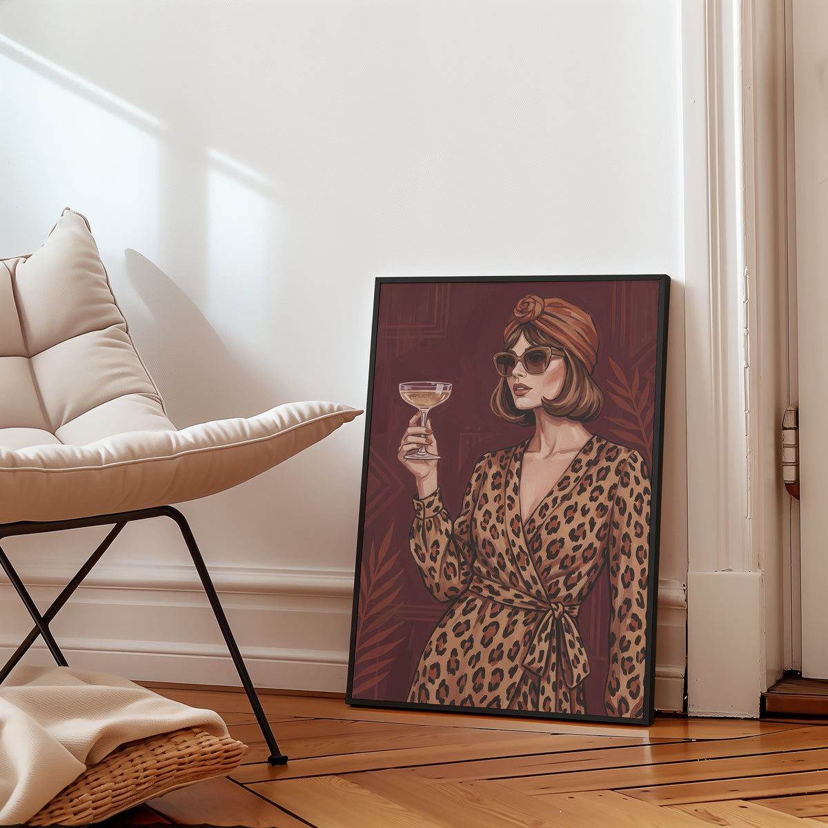 Leopard Dress Poster – i rum 5
