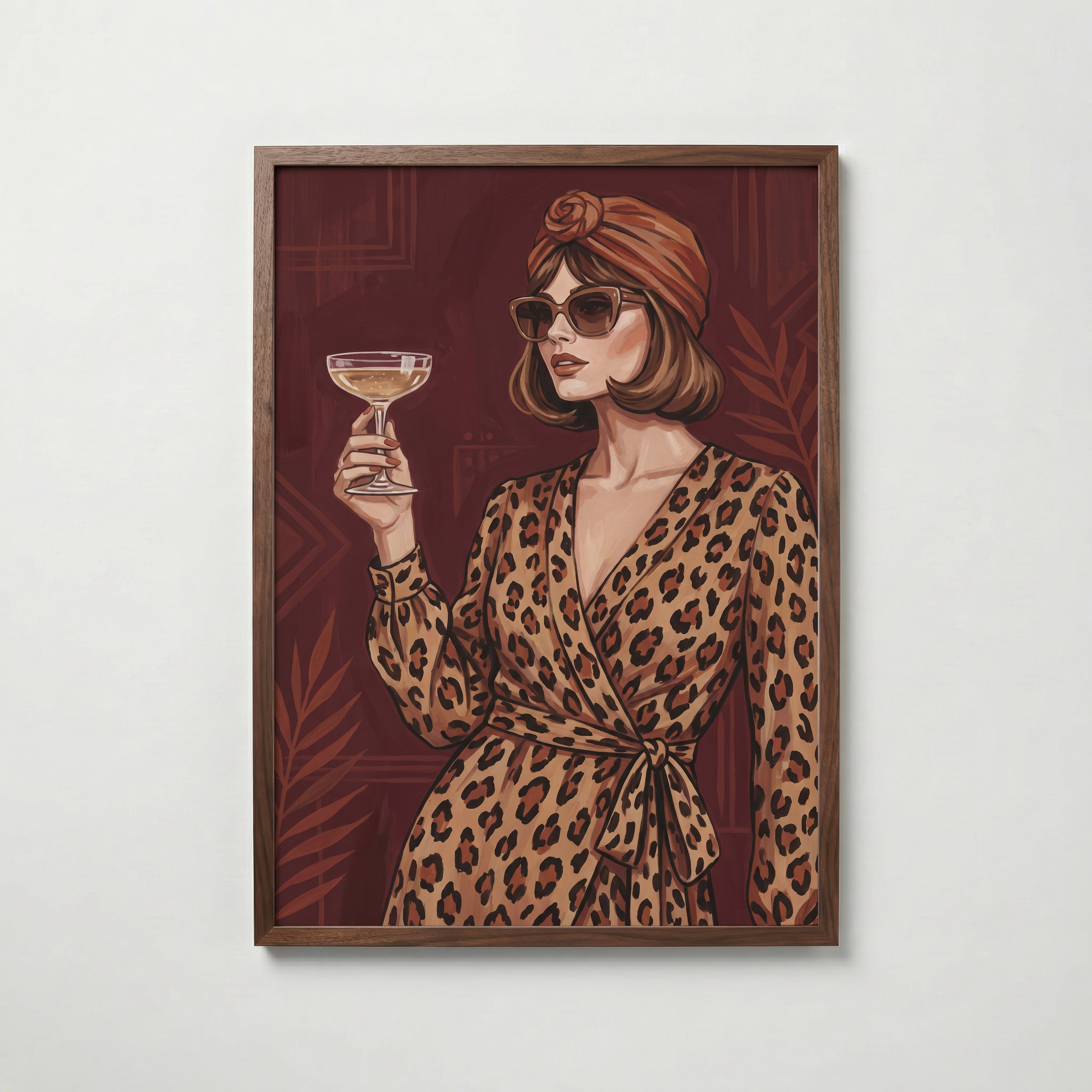 Leopard Dress Poster – valnötsram